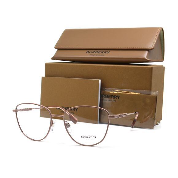 NEW BURBERRY VIRGINIA BE1376 1343 PINK AUTHENTIC EYEGLASSES FRAME - Picture 1 of 15